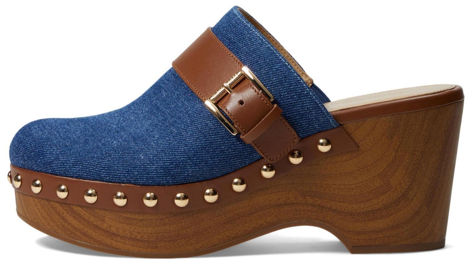 Michael Kors Michael Kors Rye Denim Platform Clog Shoes Slip On 7.5 M NIB Size US 7.5 / IT 37.5 - 1 Thumbnail