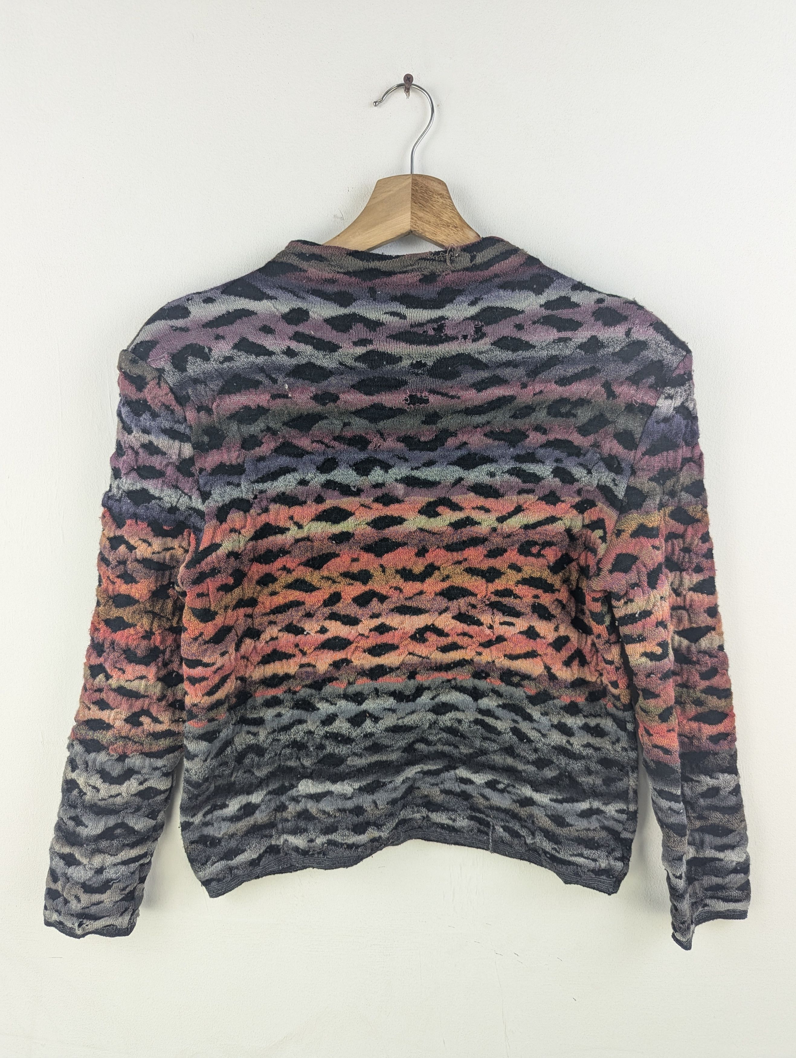 Aran Isles Knitwear × Japanese Brand × Vintage Vintage Coogi Style Wool Knit Sweater Cropped Distressed Size S / US 4 / IT 40 - 15 Thumbnail