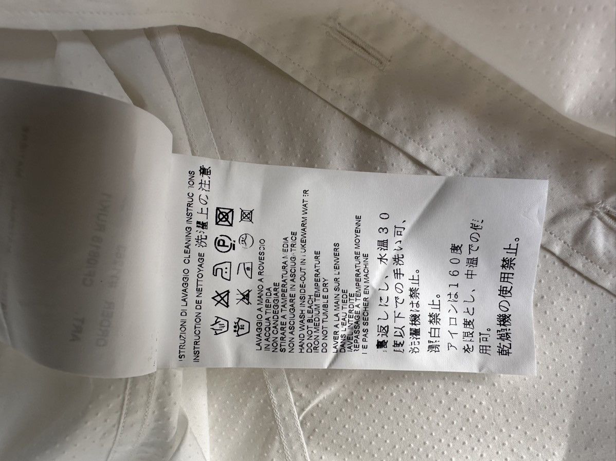 Carol Christian Poell Carol Christian Poell White Shirt Size 40 Cotton Size S / US 4 / IT 40 - 3 Thumbnail