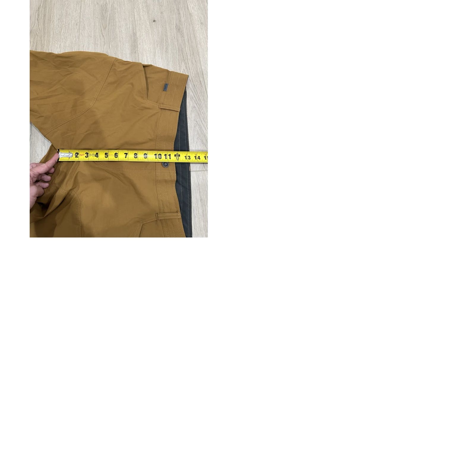 Vintage Kuhl Pants Men Chino Casual Travel Workwear 40x28 Tobacco Brown Nylon Spandex Breathing Pockets Cargo Pocket Slim Tapered Renegade Size US 40 / EU 56 - 10 Thumbnail