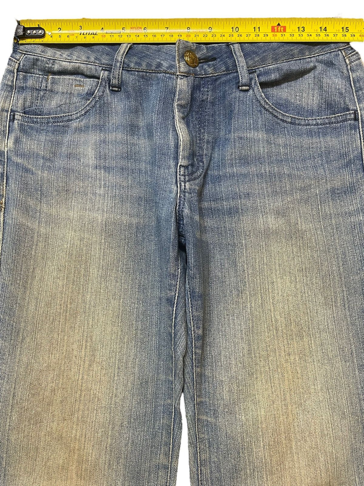 Tornado Mart Vintage Japanese Brand Mud Wash Style Wide Leg Baggy Jeans Size US 30 / EU 46 - 11 Thumbnail