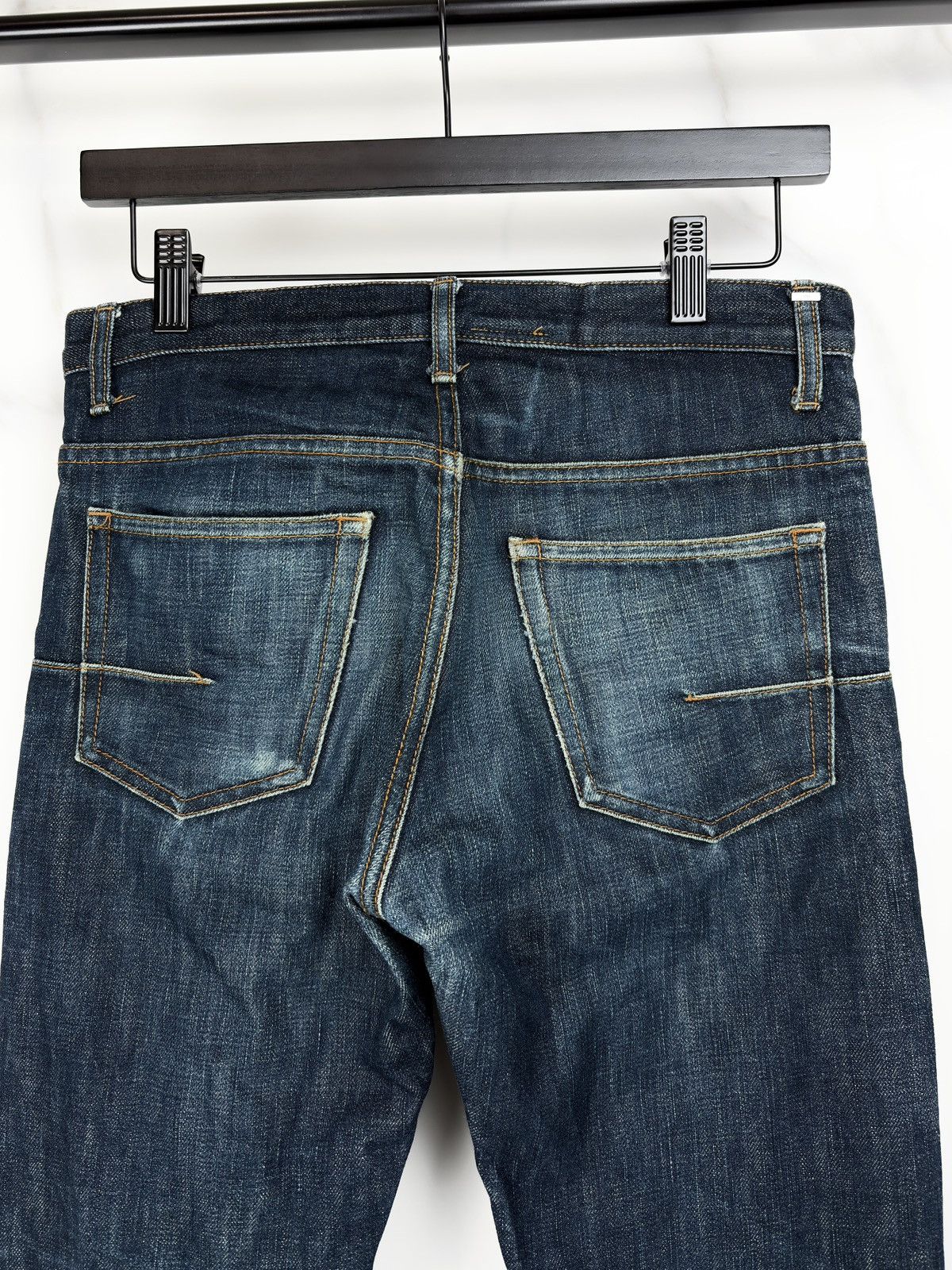 Dior AW08 Dior Homme Faded Indigo MIJ Japanese Denim Jeans Size US 28 / EU 44 - 4 Thumbnail