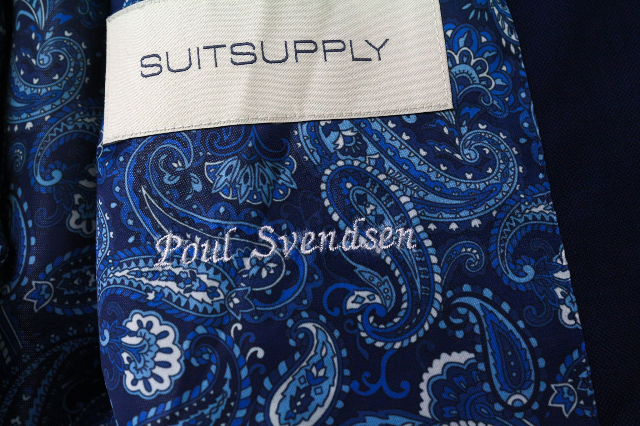 Suitsupply LA SPALLA UK42R Blue Wool Waistcoat Suit 76135 Size 42R - 16 Thumbnail