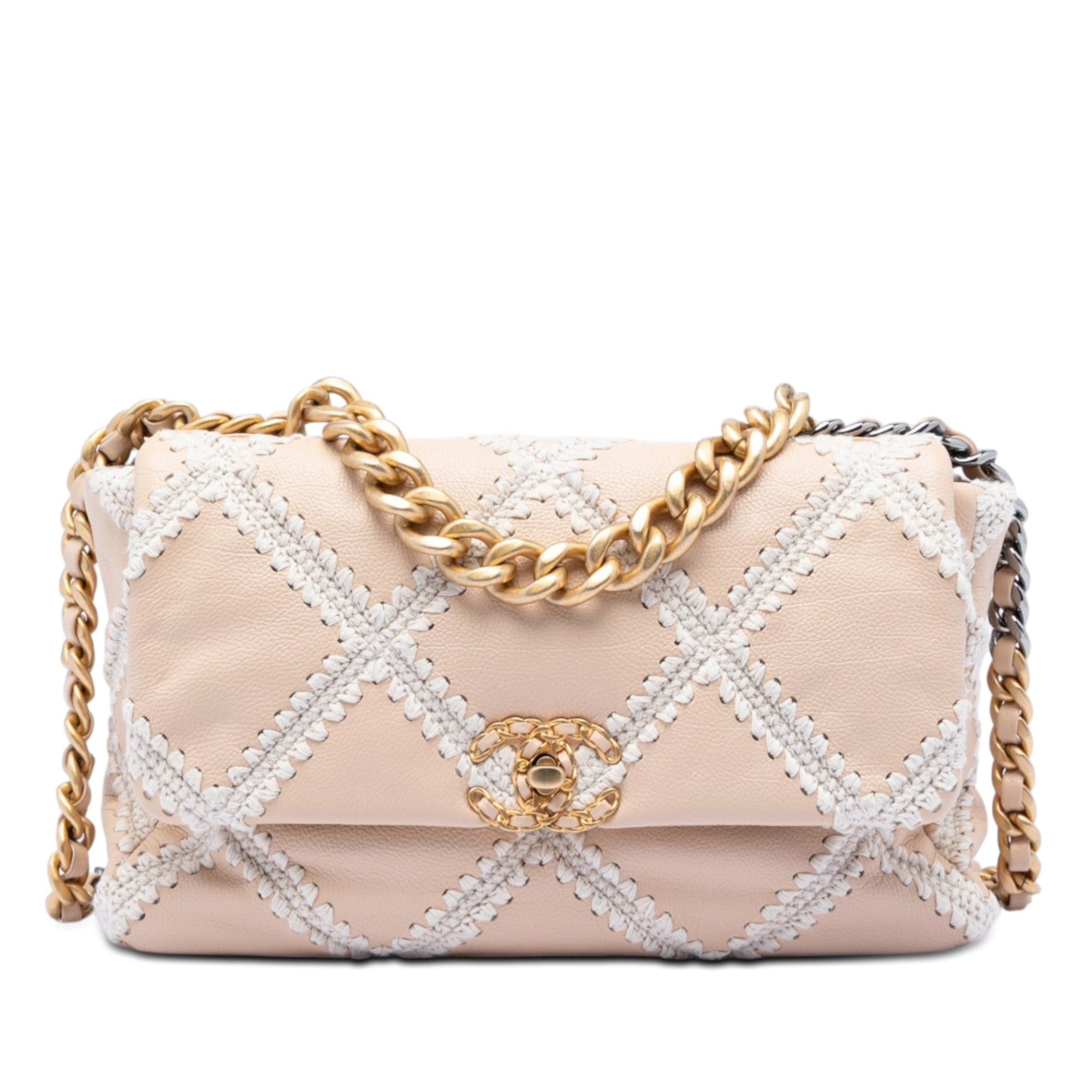 Chanel Large Crochet Calfskin 19 Flap Size ONE SIZE - 1 Thumbnail