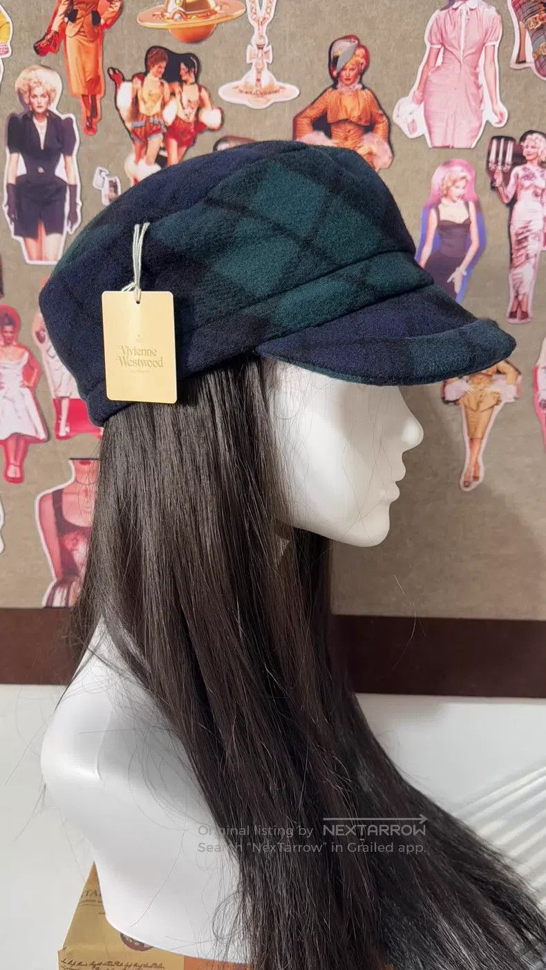 Vivienne Westwood Vivienne Westwood Out-of-Print Plaid Newsboy Cap Size ONE SIZE - 4 Thumbnail