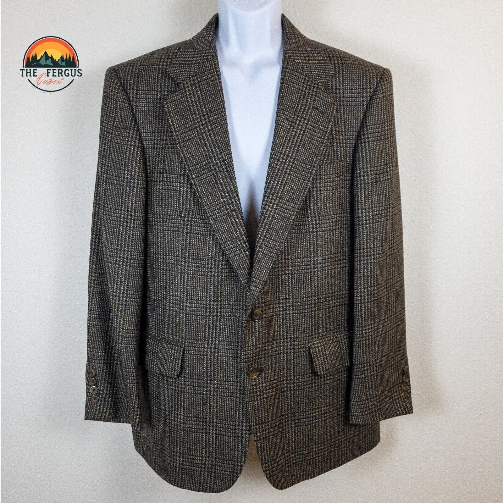 Oscar De La Renta Oscar De La Renta Heritage Wool Blazer Sport Coat Sz 42R Size 42R - 1 Thumbnail