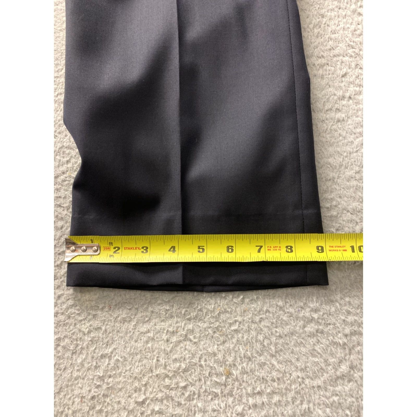 Vintage Santorelli Roma Pants Mens 40x32 Dress Pants Wool Dark Navy Italy 164-32 Size US 40 / EU 56 - 5 Thumbnail