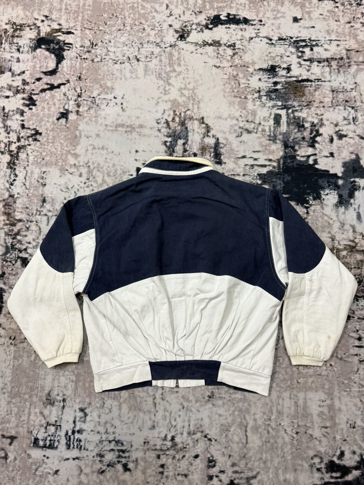 47 Vintage 47Ronin Double Zipper Denim Bomber Jacket Size US XL / EU 56 / 4 - 12 Thumbnail