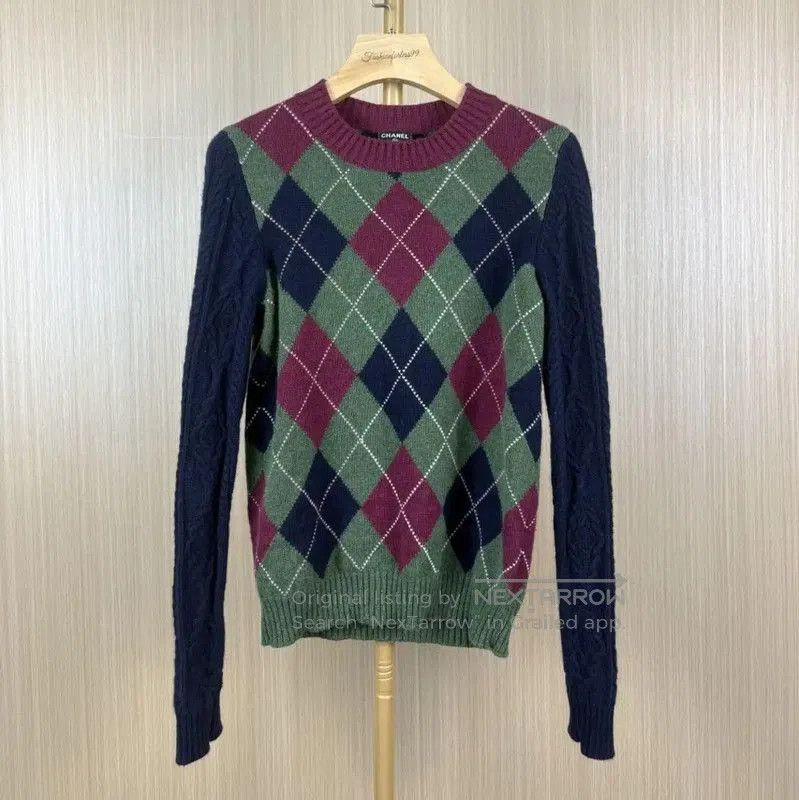 Chanel Chanel Color Block Wool Sweater . Size S / US 4 / IT 40 - 1 Thumbnail