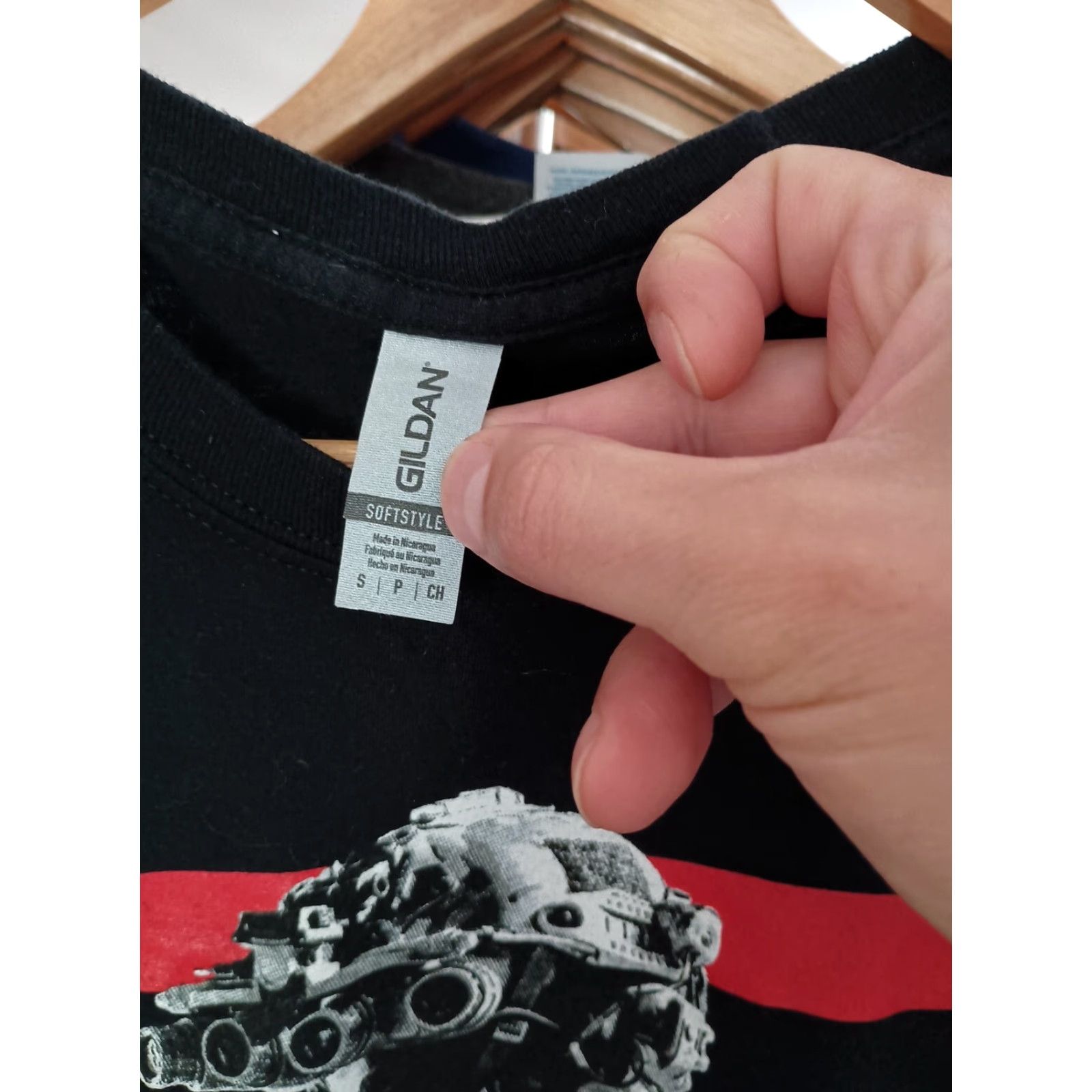 Gildan VINTAGE Redcon 1 T-shirt Mens Shirt S Black Infrared Goggles Gildan Size US S / EU 44-46 / 1 - 3 Thumbnail