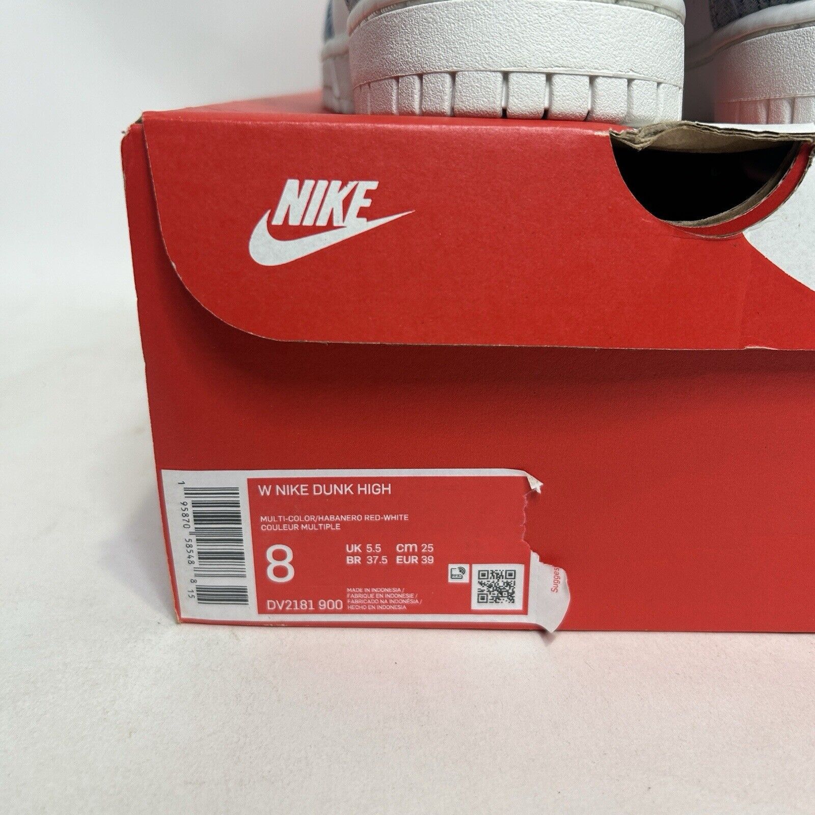Nike Nike Dunk High WMNS “Washed Denim” 2024 Size US 8 / IT 38 - 5 Thumbnail