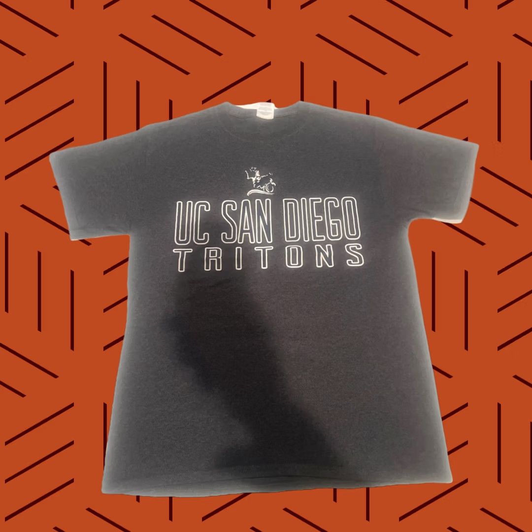 Jerzees VINTAGE UCSD Tritons Logo Shirt Adult Medium Gray Nike? Size US M / EU 48-50 / 2 - 1 Thumbnail