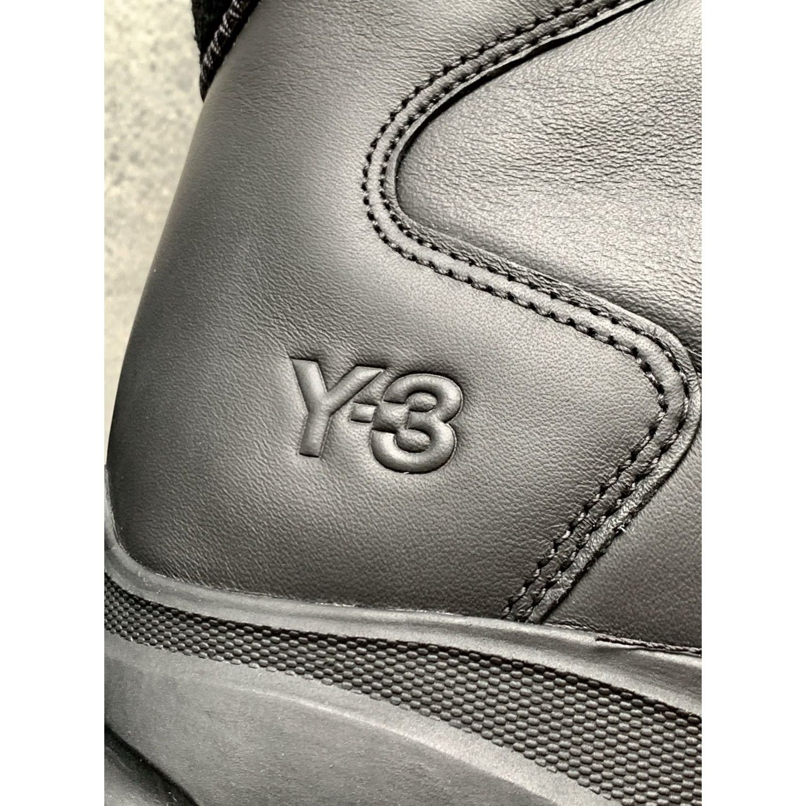 Adidas ADIDAS X YOHJI YAMAMOTO Y-3 GSG9 HIGH BOOTS COMBAT US 7, UK 6.5, EUR 40, BLACK, MEN, BOOT, STRIPED, LEATHER, LACE UP Size US 7 / EU 40 - 6 Thumbnail