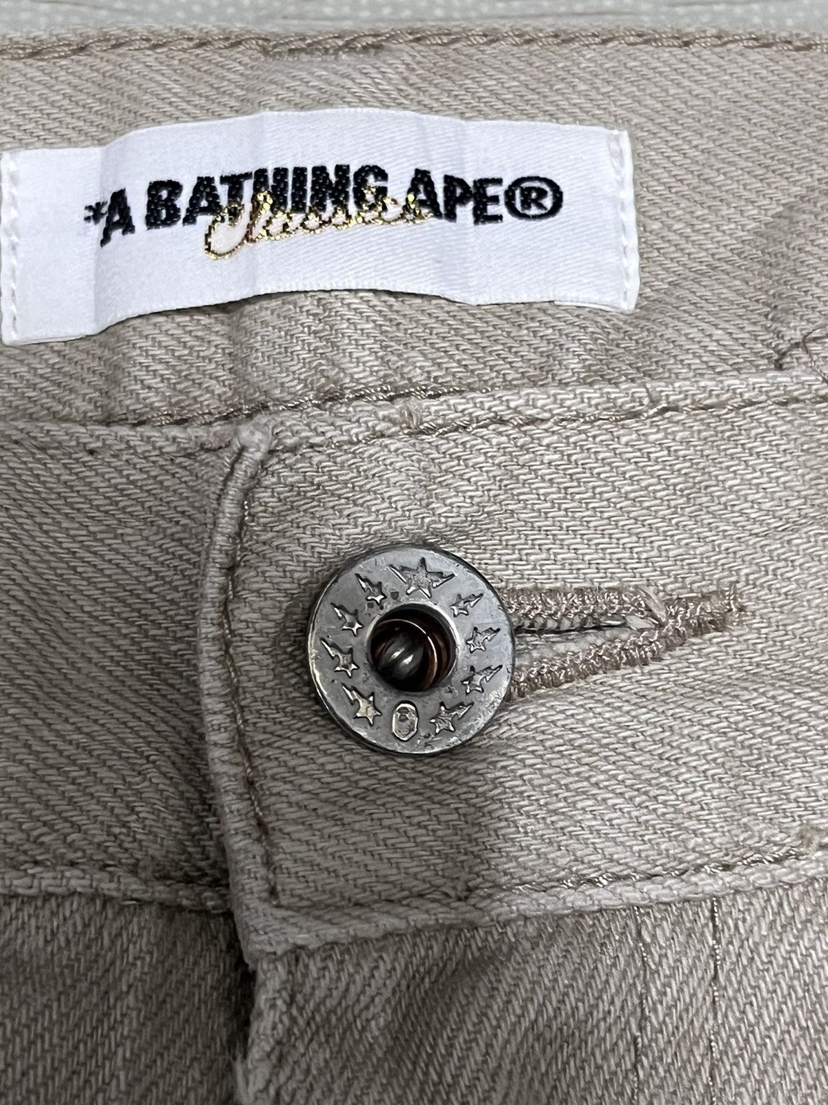 Bape Vintage Bape jeans embroidered logos Size US 33 - 7 Thumbnail
