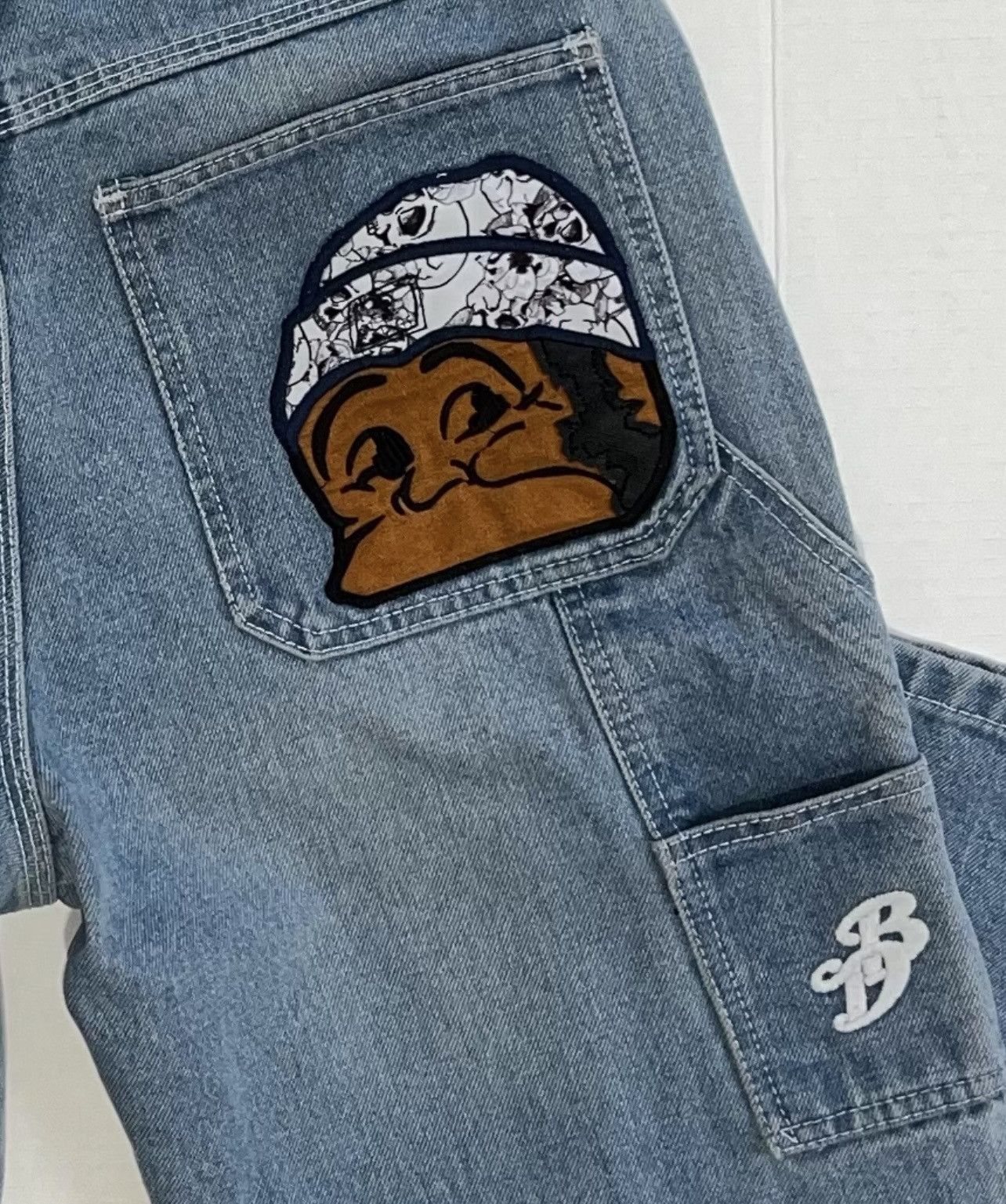 Ben Davis Vintage Ben Davis Baggy Carpenter Jeans Denim Y2k 90s 34x28 Size US 34 / EU 50 - 5 Thumbnail