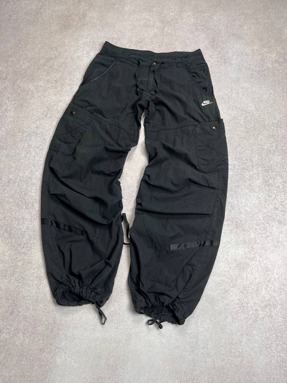 Nike × Vintage Vintage Nike Swoosh Baggy Crazy Track Pants Y2K 32 Size US 32 / EU 48 - 3 Thumbnail