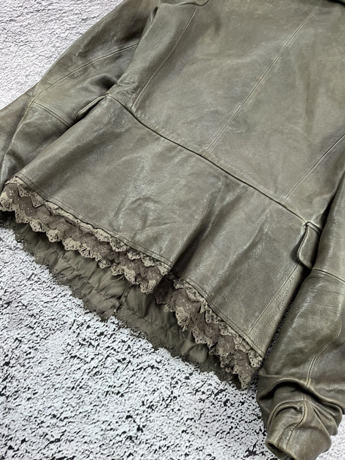 Essentiel Antwerp Leather jacket Essentiel Antwerp vintage vibe avant garde Size XS / US 0-2 / IT 36-38 - 13 Thumbnail