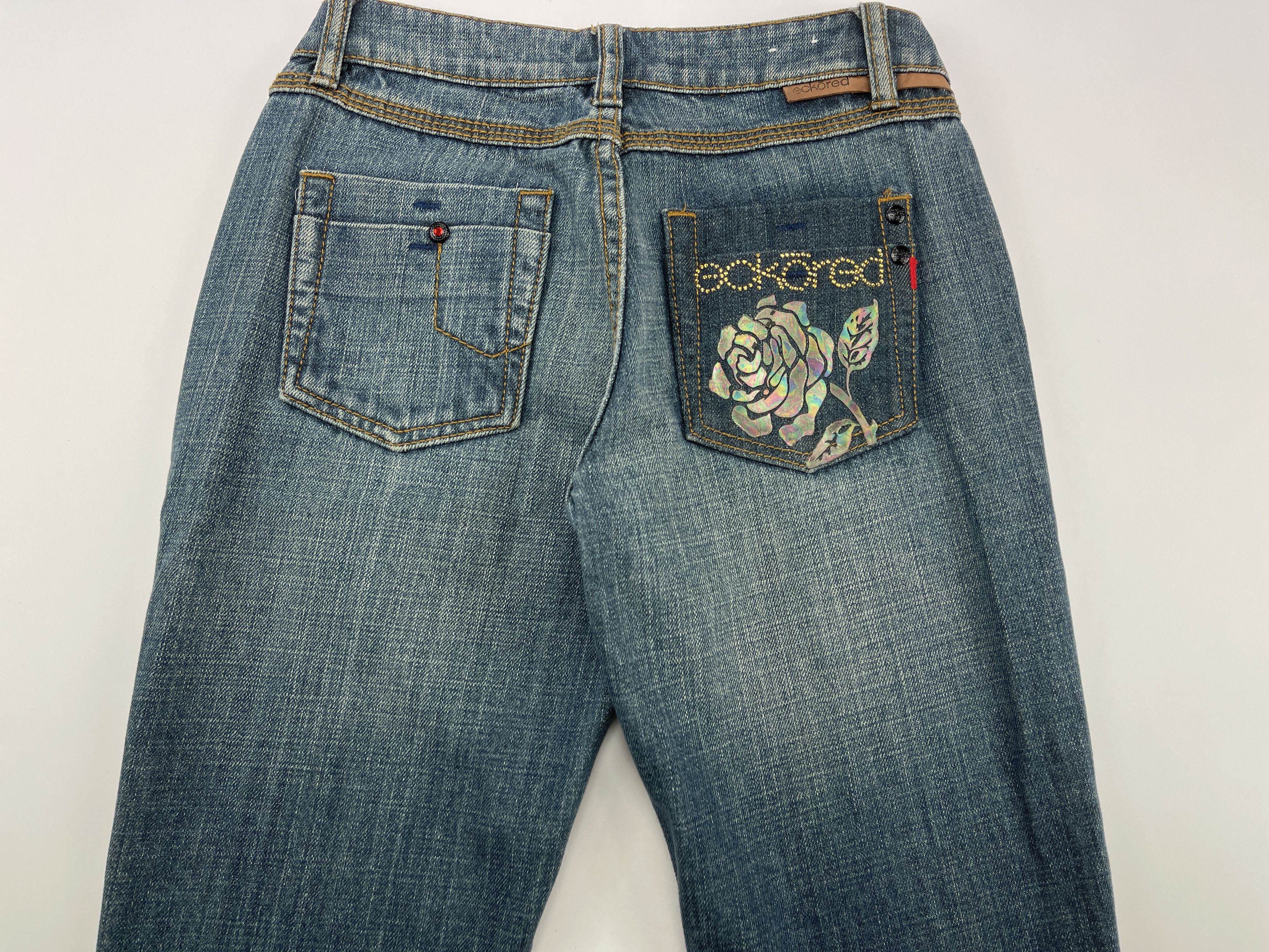 Ecko Unltd. Womens Ecko Unltd jeans, Ecko Red vintage 90s hip hop Y2K 26 Size 26" / US 2 / IT 38 - 3 Thumbnail