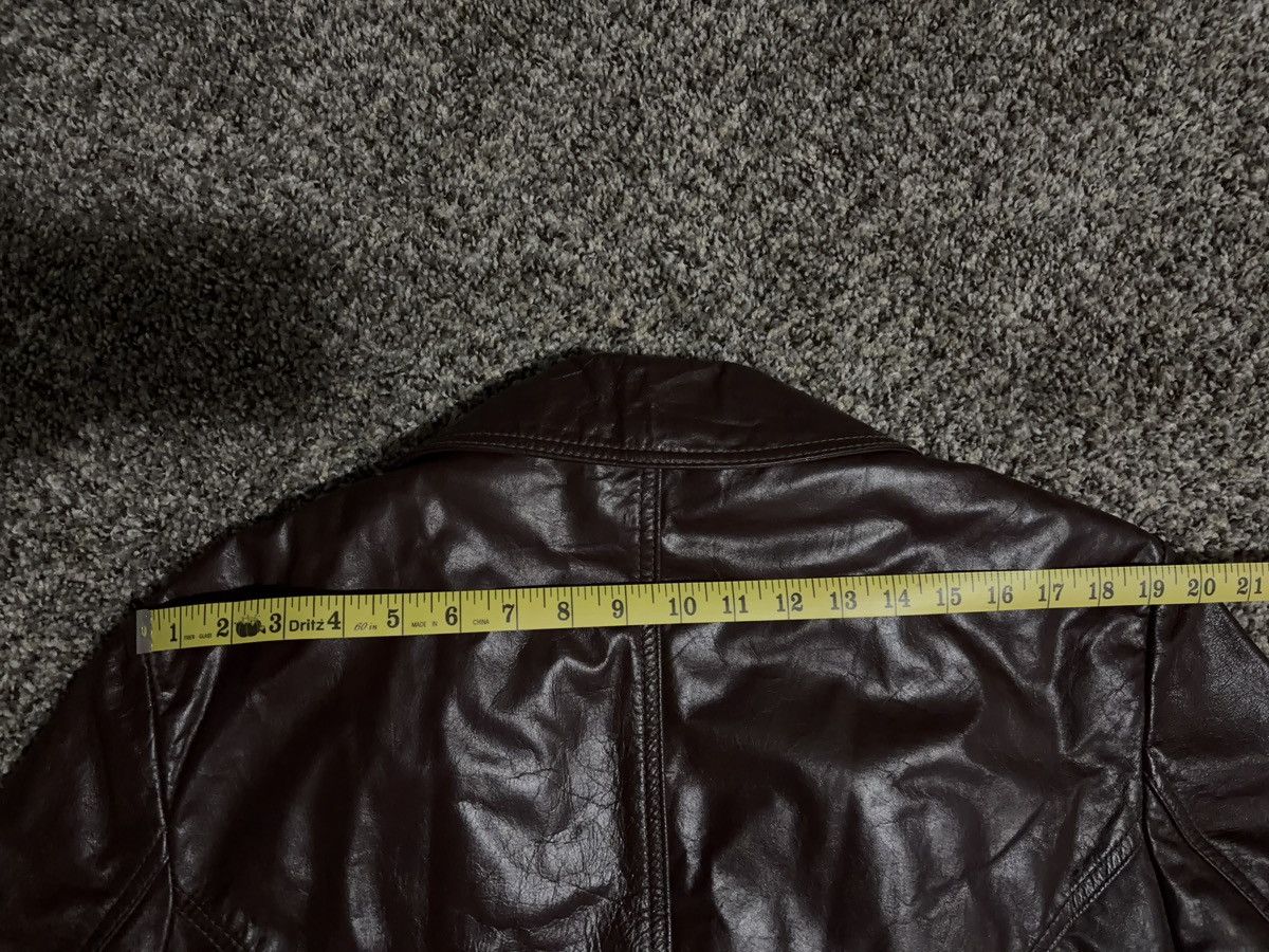 Vintage Vintage Gino Leathers Genuine Brown Leather Coat Size US M / EU 48-50 / 2 - 9 Thumbnail