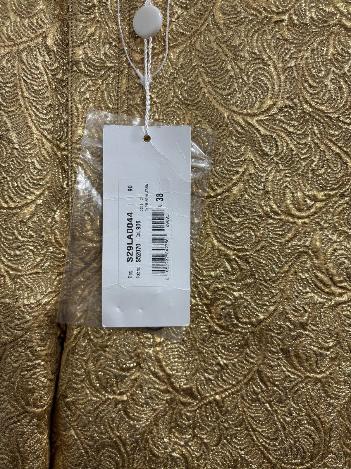 Maison Margiela 2019 Maison Margiela Cotton Silk Brocade Jeans Runway Size 24" / US 00 / IT 34 - 5 Thumbnail
