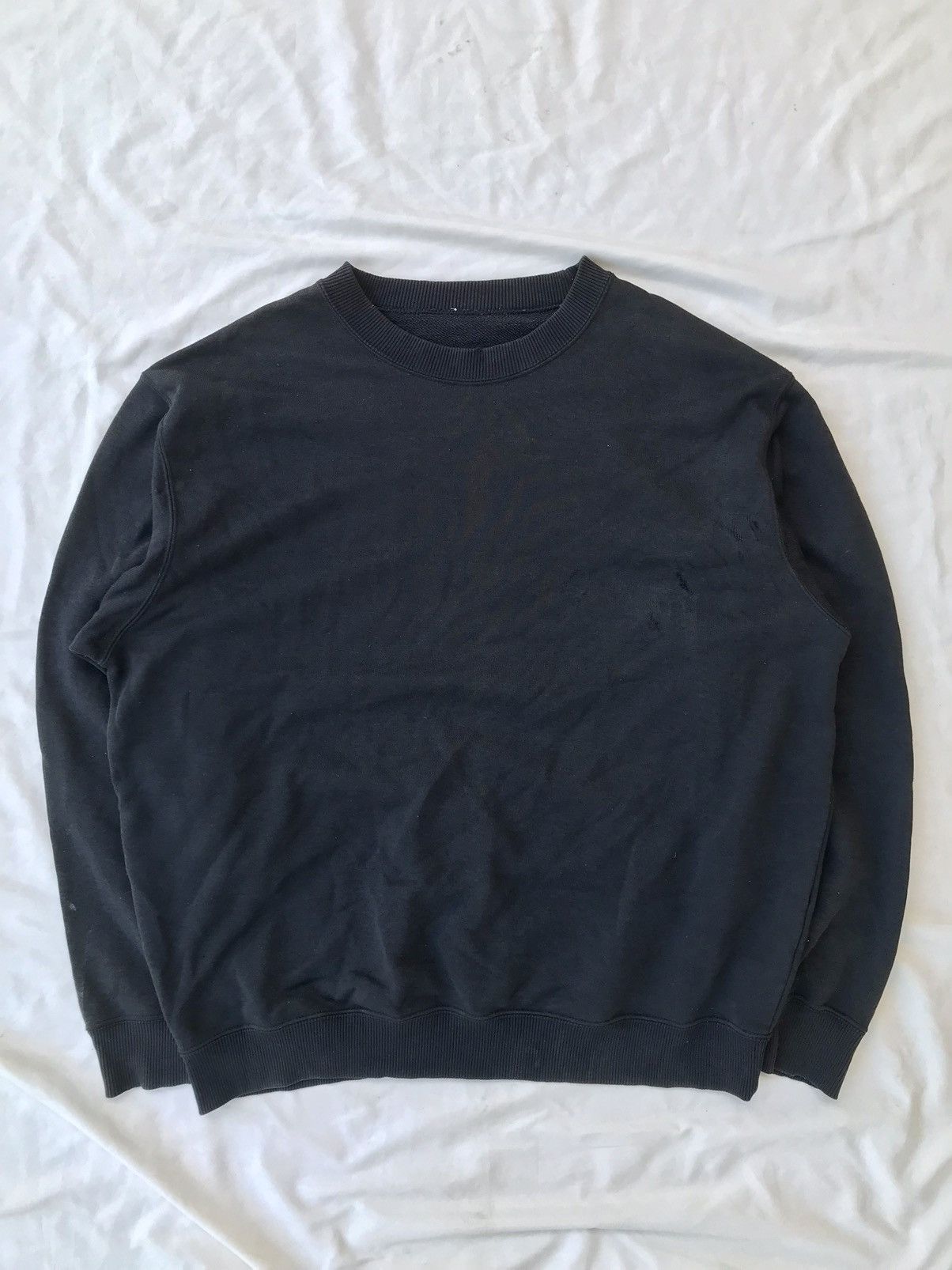 image of Vintage Sun Faded Sweatshirts in Black, Men's (Size XL)