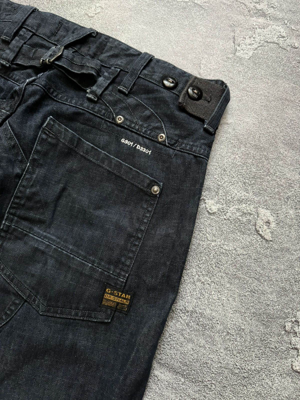 G-Star × Vintage G star raw 33/32 storm Elwood denim pant trouser Jean chino Size US 33 - 15 Thumbnail