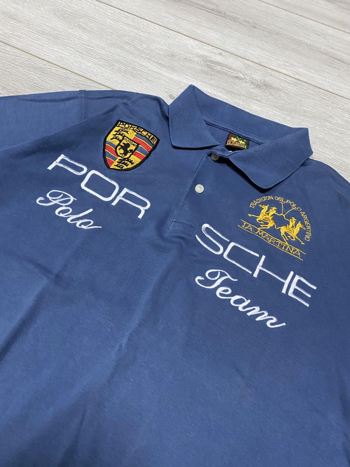 La Martina Vintage La Martina Porsche polo team t shirt Size US XL / EU 56 / 4 - 3 Thumbnail