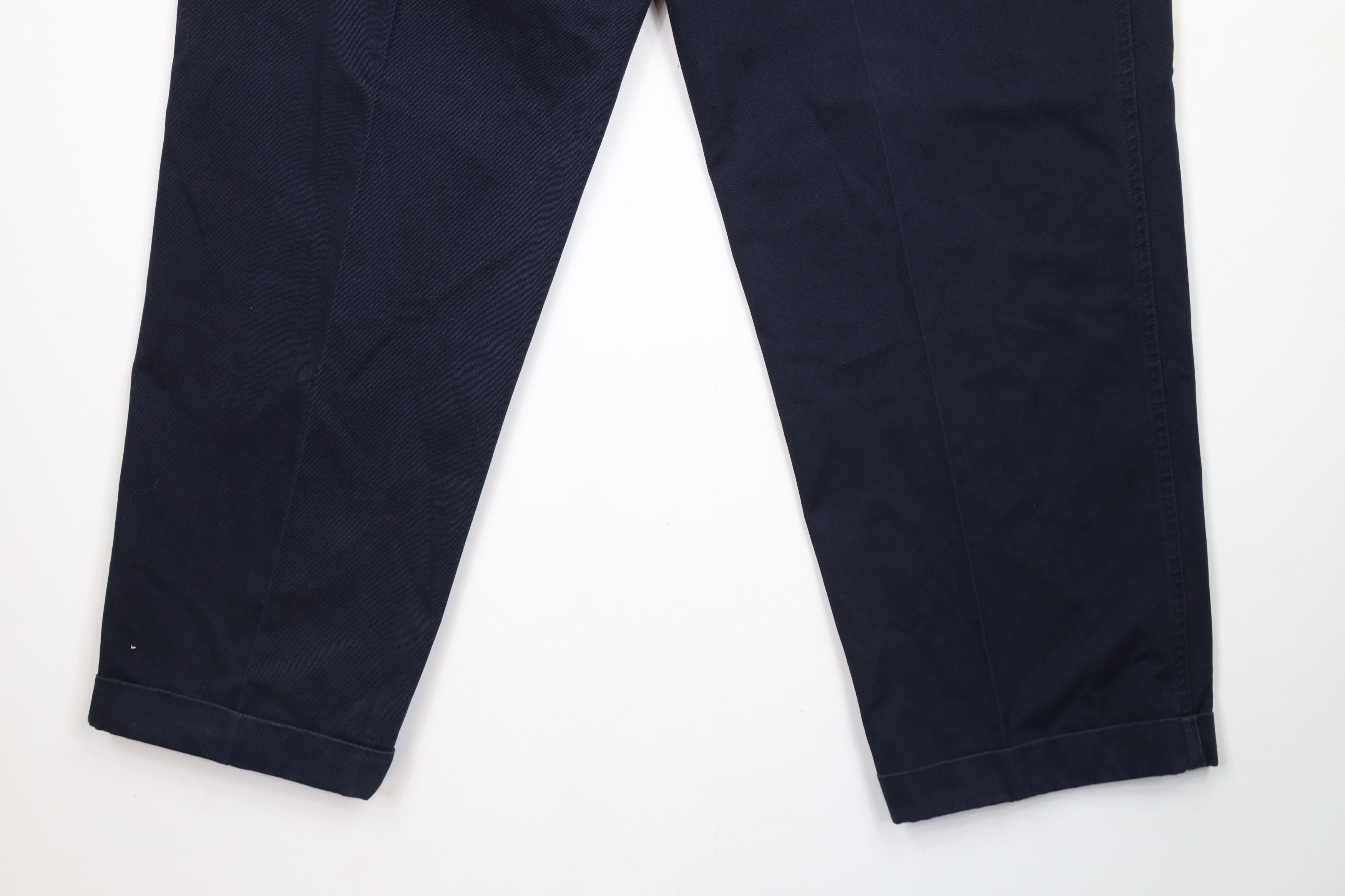 Ralph Lauren × Vintage Vintage 90s Chaps Ralph Lauren Cuffed Wide Leg Chino Pants Size US 34 / EU 50 - 10 Thumbnail
