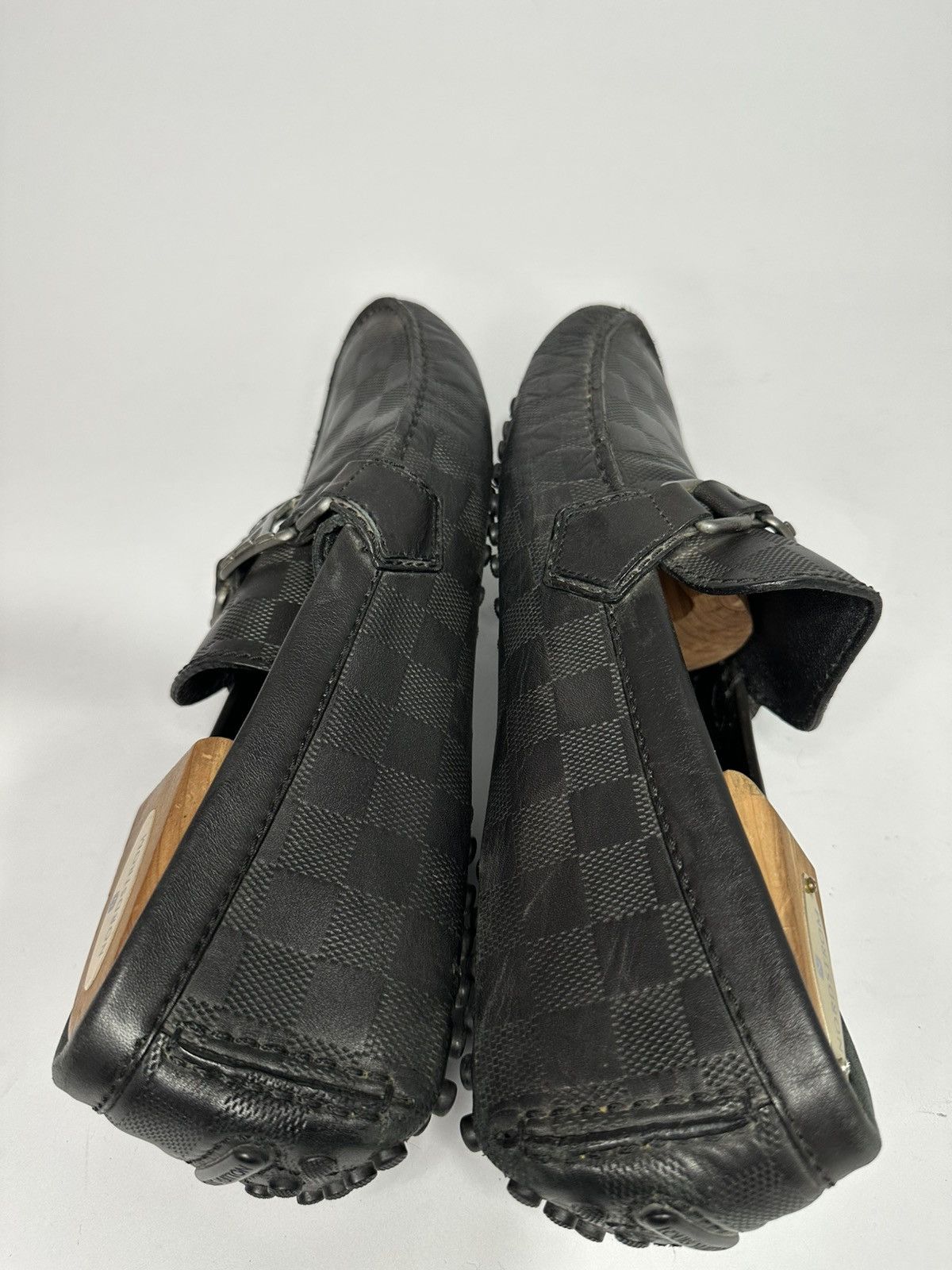 Louis Vuitton Louis Vuitton Montecarlo Damier Lv Logo Horsebit Loafers. Size US 8 / EU 41 - 6 Thumbnail