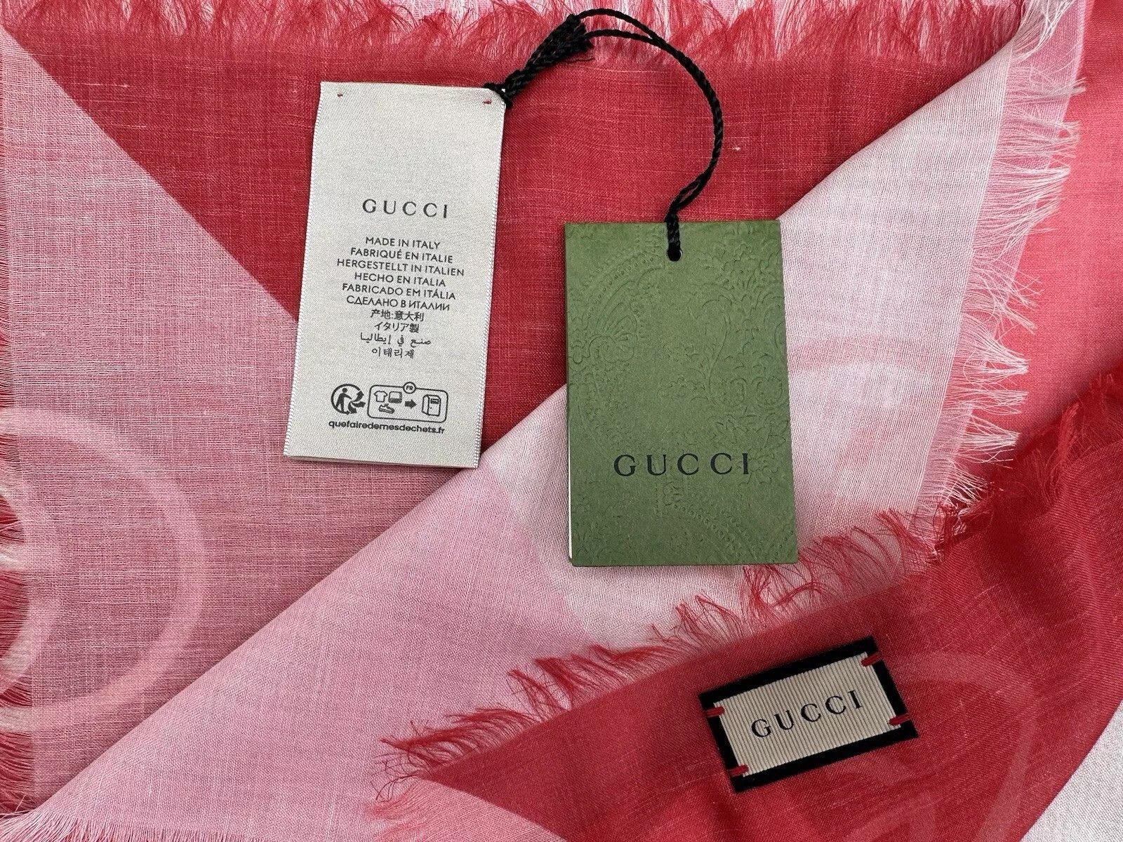 Gucci New Gucci Scarves 130x130cm Size ONE SIZE - 4 Thumbnail