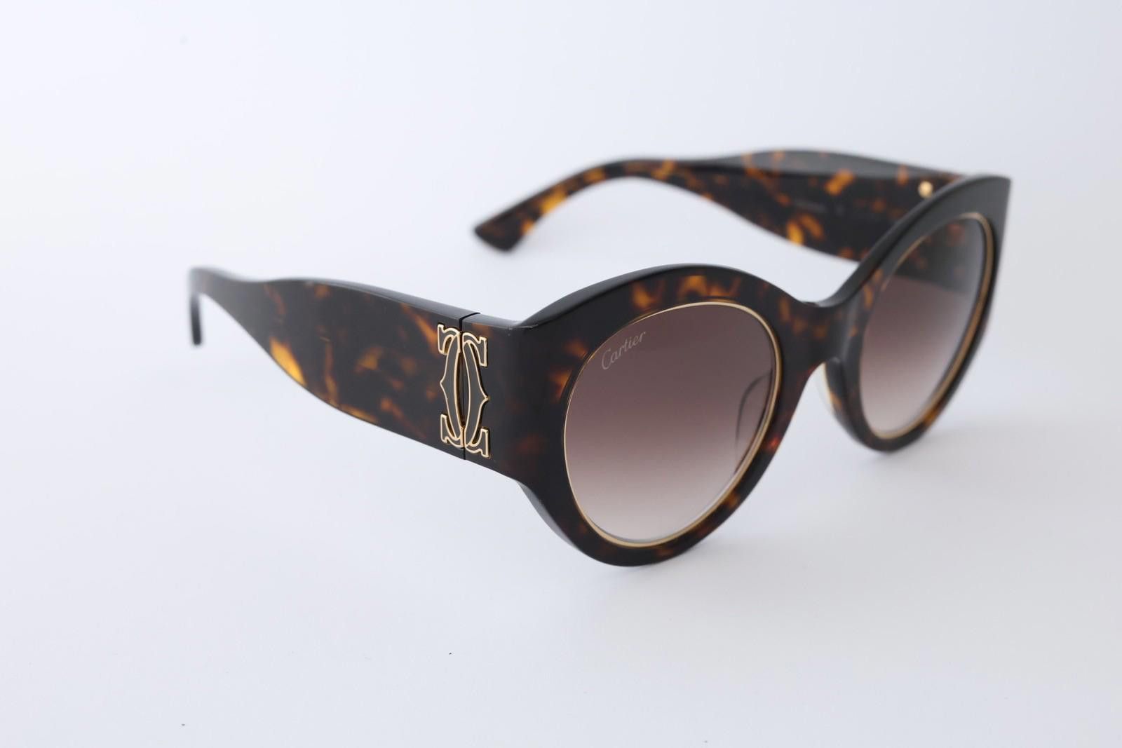 Cartier New Cartier eyewear optical sunglasses CT0305S 002 havana Size ONE SIZE - 8 Thumbnail