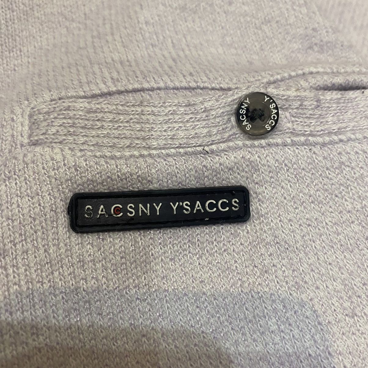 Yohji Yamamoto Vintage 90s SACSNY Y'SACCS Yohji Yamamoto Sweater Half Zip Size US XL / EU 56 / 4 - 6 Thumbnail