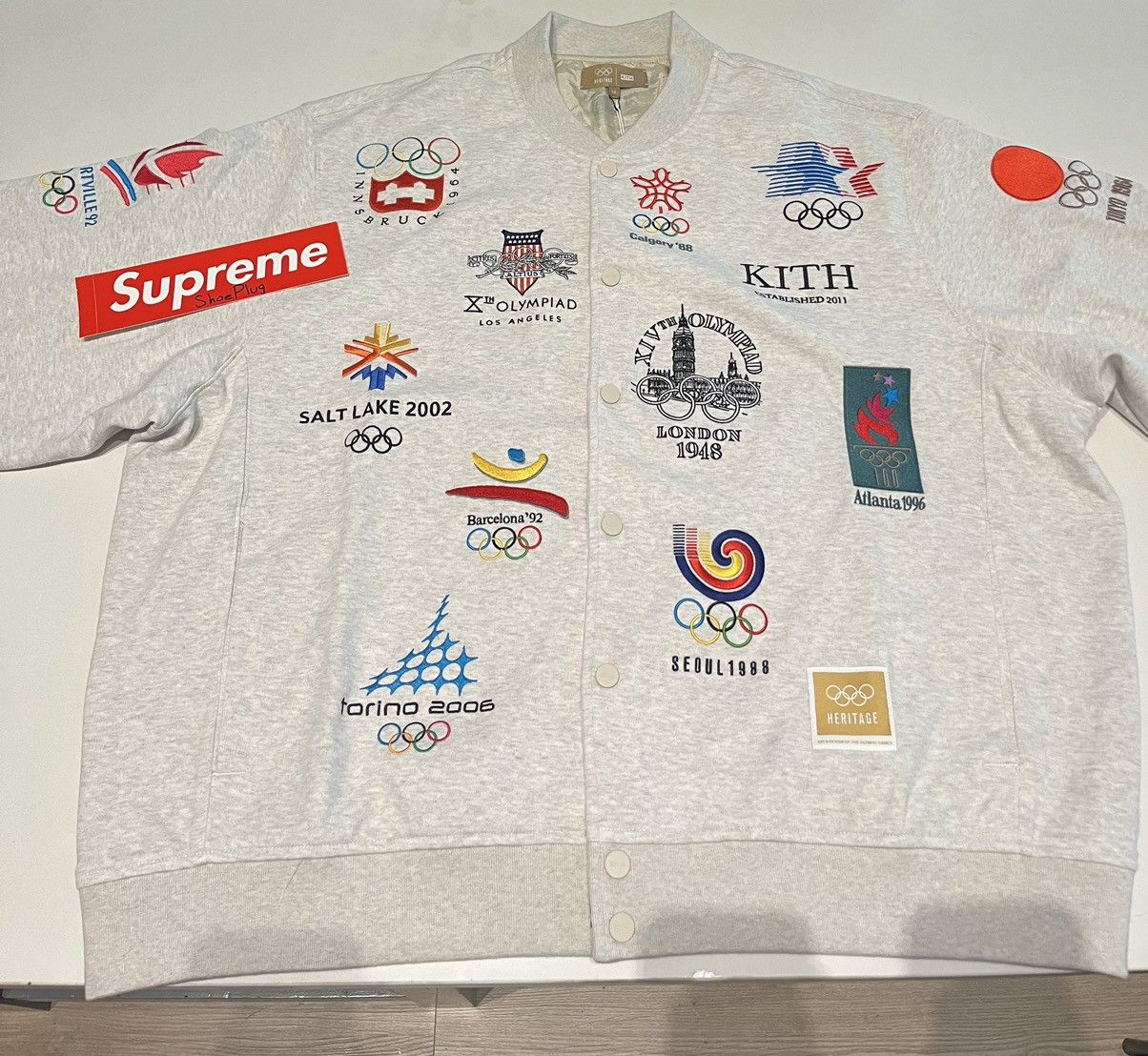 Kith Olympic Heritage Marvin Bomber Jacket