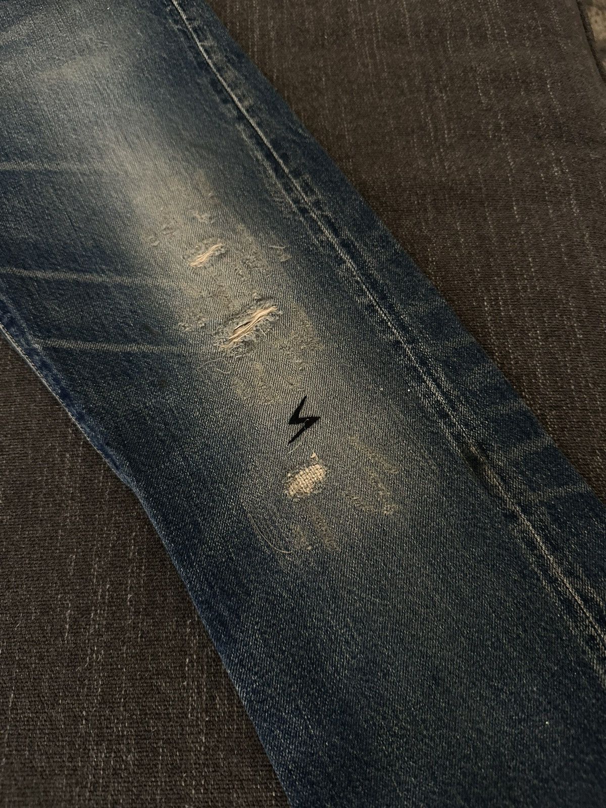 Undercover SS09 Patti Smith “Neoboy” Poem Denim Size US 31 - 6 Thumbnail