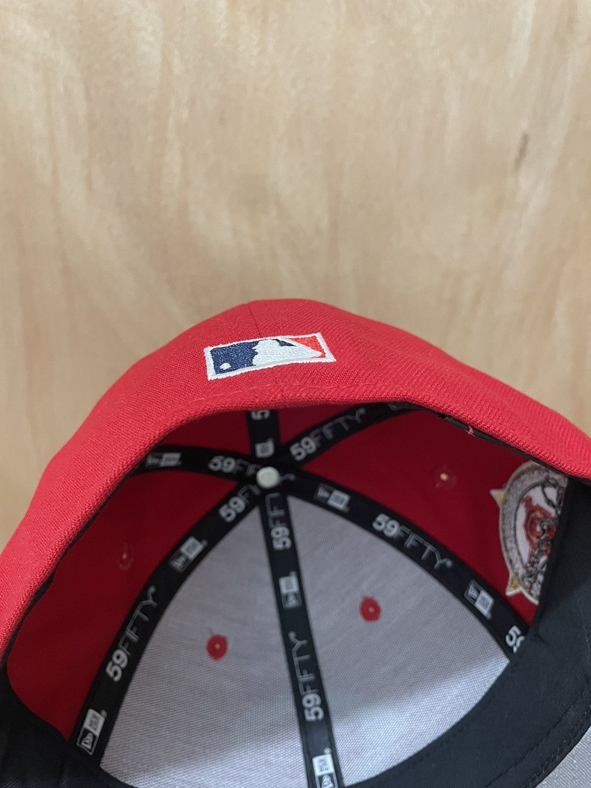 New Era Hat club Cincinnati reds Joe Morgan hof patch size 7 1/4 Size ONE SIZE - 5 Thumbnail