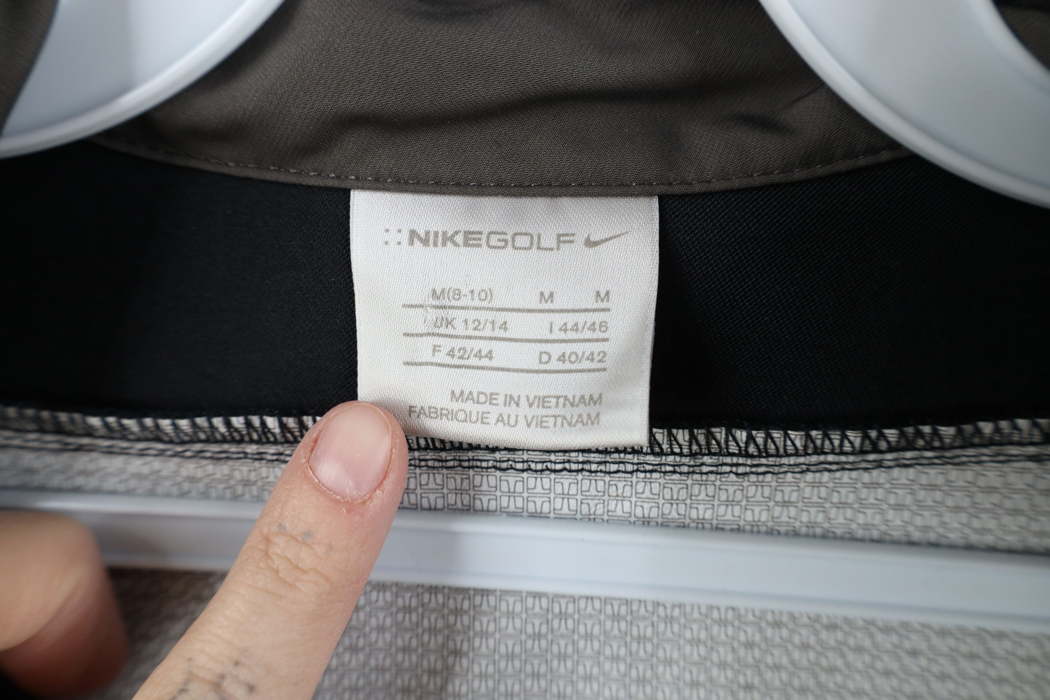 Nike Vintage Nike Golf Mini Swoosh Pullover Rain Jacket Black Size M / US 6-8 / IT 42-44 - 8 Thumbnail