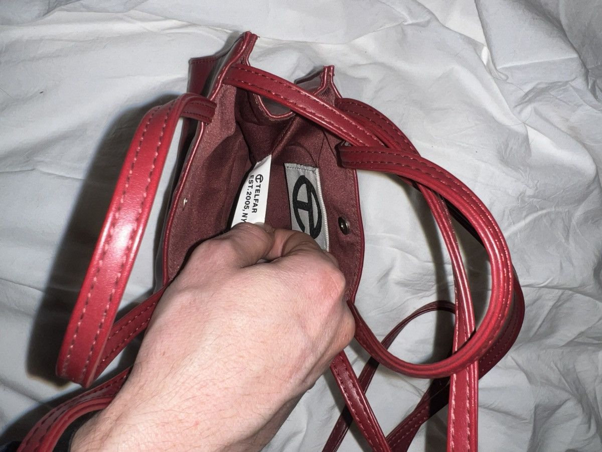 Telfar Telfar bag, small in oxblood Size ONE SIZE - 7 Thumbnail