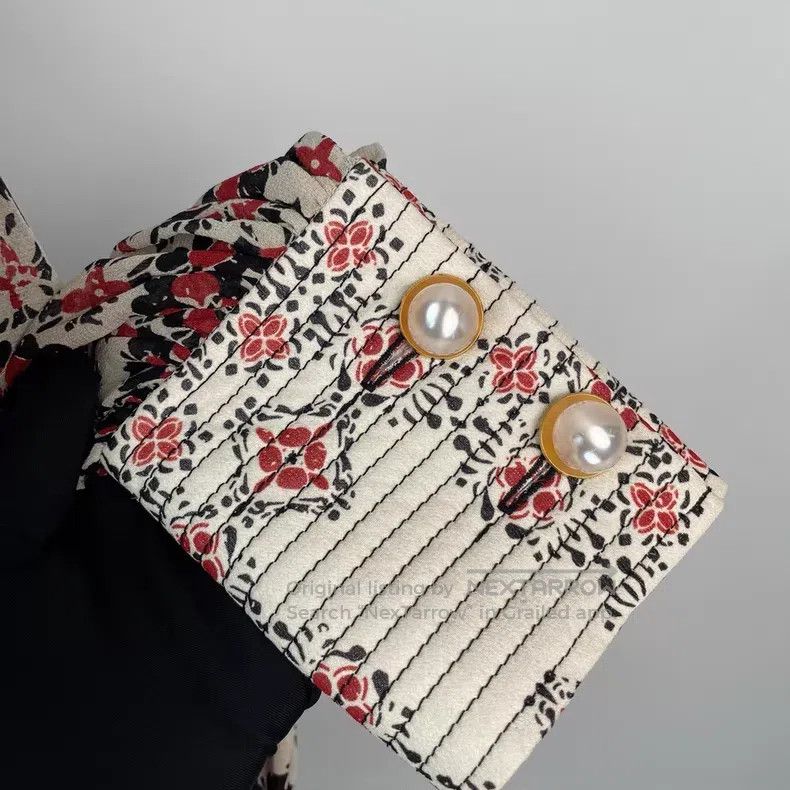 Louis Vuitton Louis Vuitton Retro French Floral Full Print Long Sleeve Size XS / US 0-2 / IT 36-38 - 4 Thumbnail