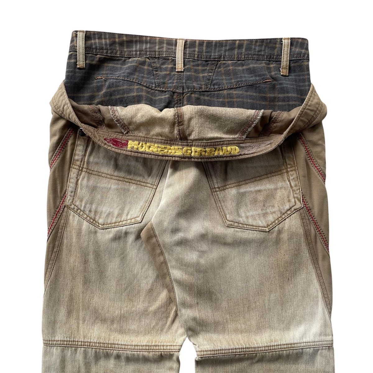 Who Decides War 2000s Marithe Francois Girbaud - Double Waist Beige Washed Size US 32 / EU 48 - 8 Thumbnail