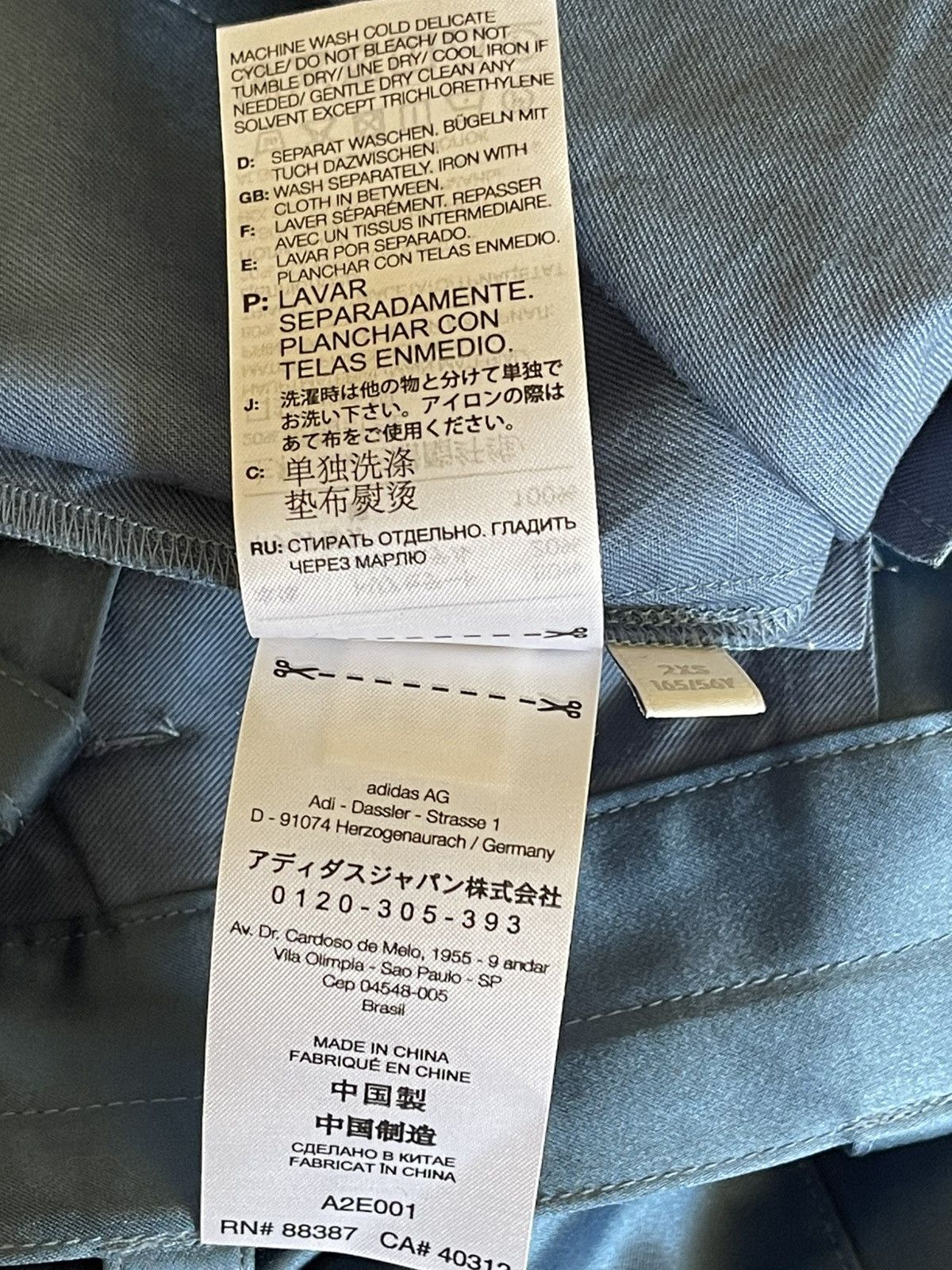Adidas × Y-3 Adidas Y-3 Yohji Yamamamoto silk cargo pants Size 24" / US 00 / IT 34 - 22 Thumbnail