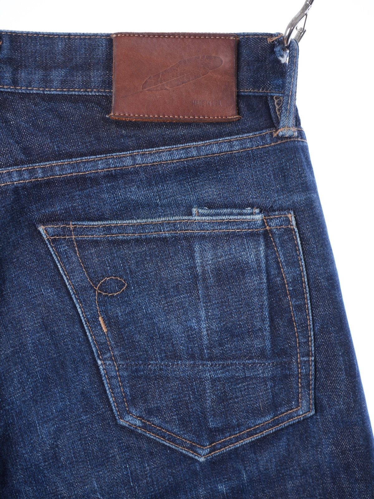 Rogue Territory Rogue Territory Selvedge Jeans 30 Blue Dark Wash Minimalist Size US 30 / EU 46 - 3 Thumbnail