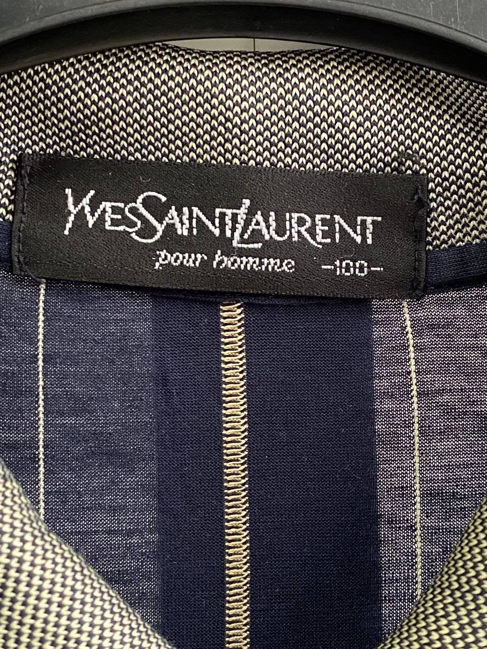 Vintage × Yves Saint Laurent Vintage Yves Saint Laurent Polo Tee Shirt Size US L / EU 52-54 / 3 - 4 Thumbnail