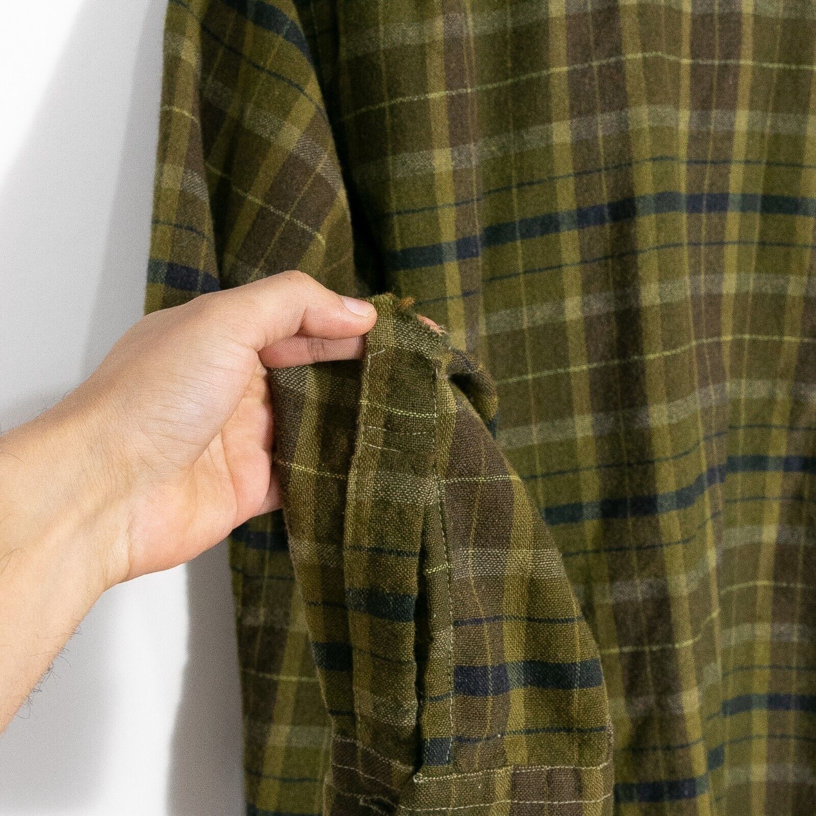 Sears × Vintage Vintage Sears Wool Button Up Shirt XL Long Sleeve Distressed Size US XL / EU 56 / 4 - 9 Thumbnail