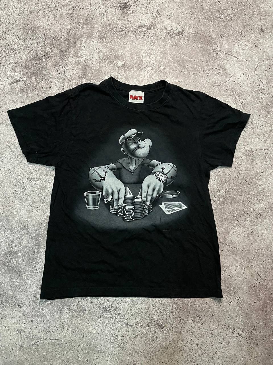 Japanese Brand × Vintage Vintage Popeye Poker Game T Shirt Size US S / EU 44-46 / 1 - 1 Thumbnail