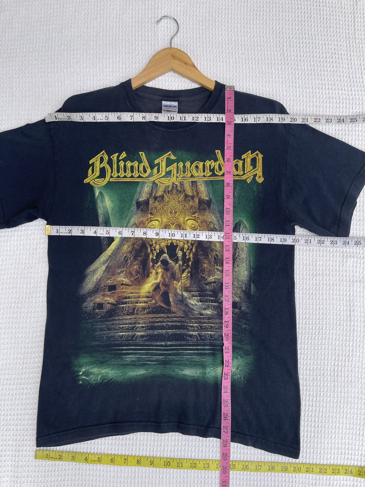 Band Tees Sun Faded🔥Vintage Y2K BLIND GUARDIAN Rock Band Tee Size US M / EU 48-50 / 2 - 9 Thumbnail
