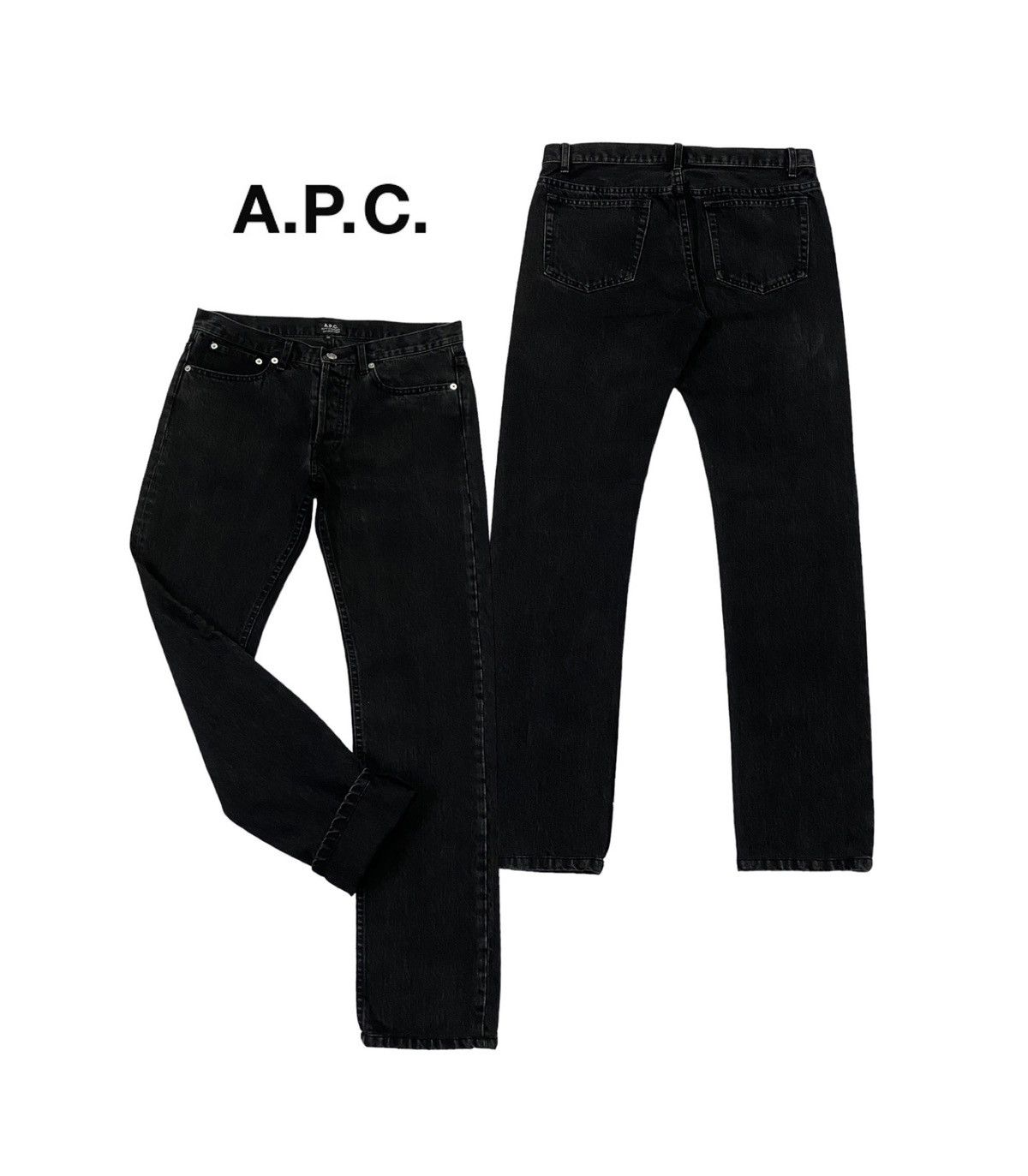 A.P.C. × Japanese Brand A.P.C Raw Denim Jeans Size US 30 / EU 46 - 1 Thumbnail