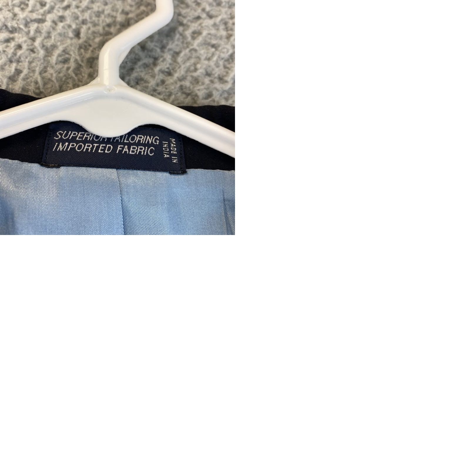 Nautica NAUTICA Sport Coat Mens Midnight Navy Blue Blazer Dark Suit Jacket 53 R 90-64 Size 46R - 9 Thumbnail