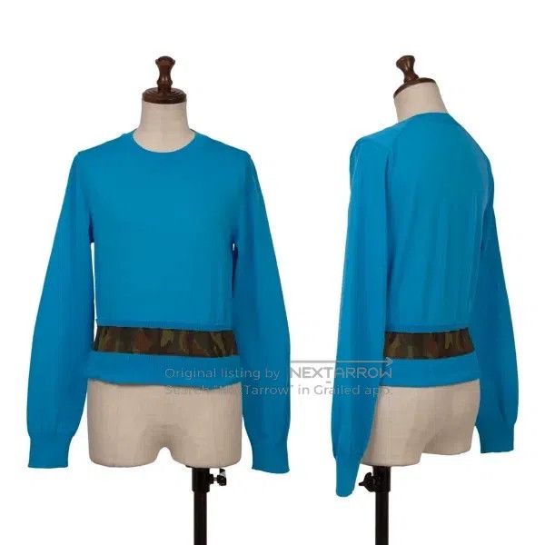 Comme des Garcons Comme Des Garcons size F Blue vintage patchwork design swe Size S / US 4 / IT 40 - 1 Thumbnail