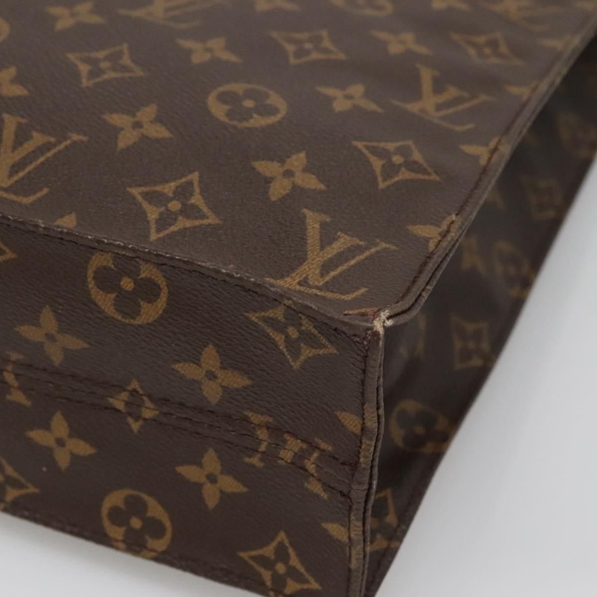 Louis Vuitton LOUIS VUITTON Monogram Sac Plat Hand Bag M51140 Size ONE SIZE - 15 Thumbnail