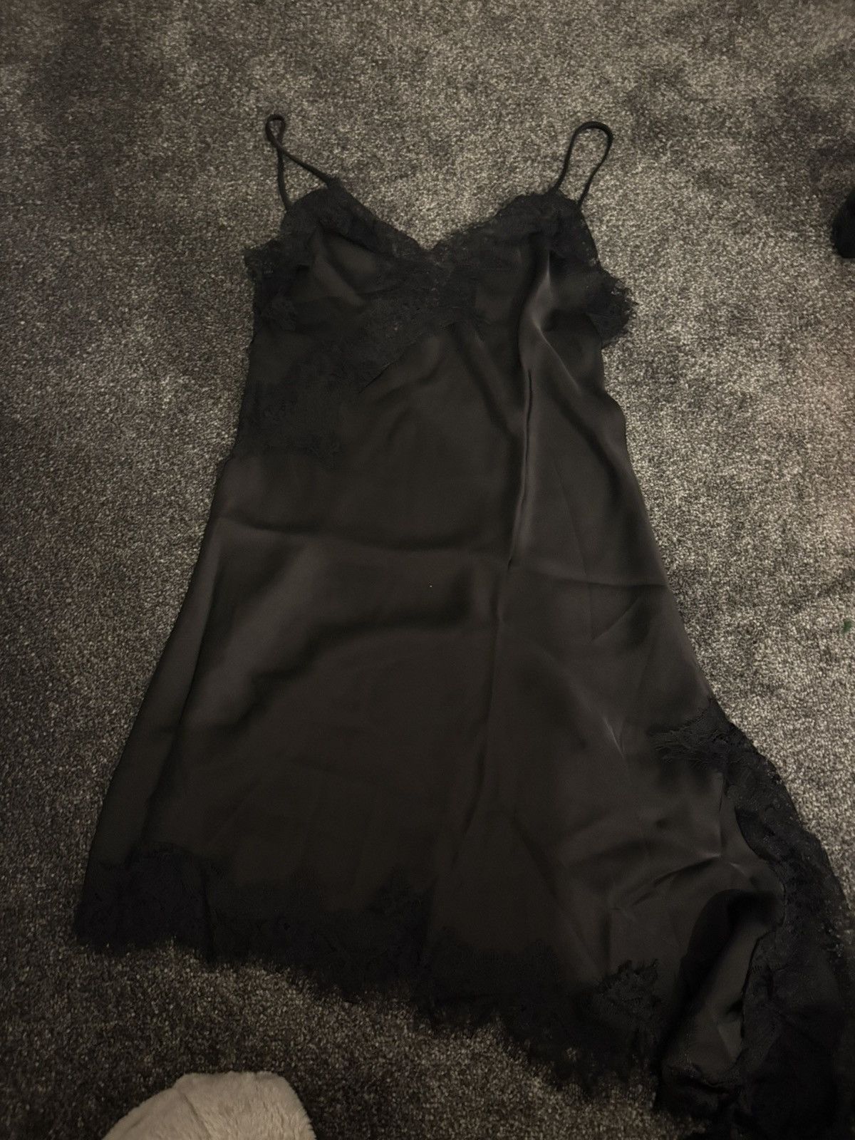 Other luxury black satin dress Size ONE SIZE - 1 Thumbnail